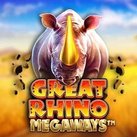 Great Rhino Megaways online game logo by Pragmatic Play on betrixcasino-fi.com